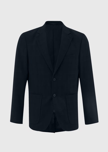 Taylor & Wright Navy Seersucker Blazer