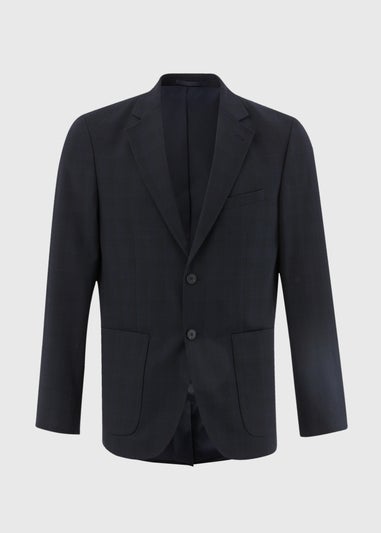 Taylor & Wright Navy Seersucker Blazer