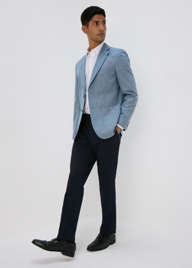 Taylor & Wright Blue Textured Blazer