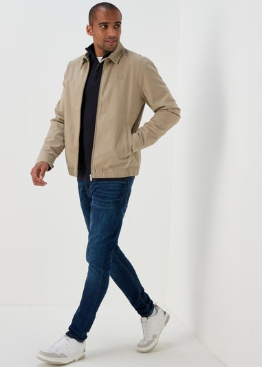 Navy Cashmillon Quarter Zip Jumper