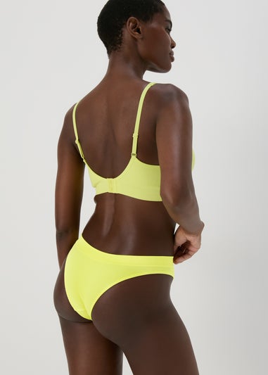 3 Pack Lime White & Navy Brazilian Knickers
