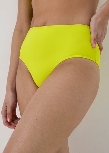 Lime Plain Midi Brief