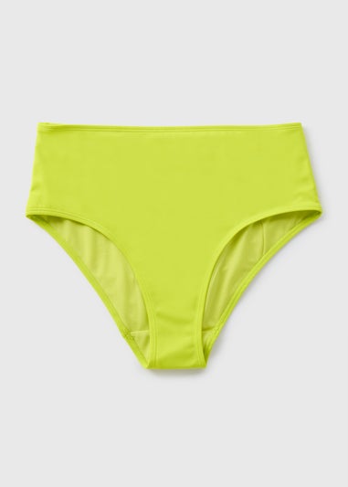 Lime Plain Midi Brief