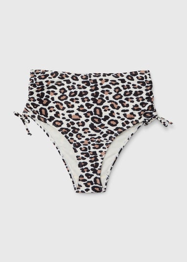 Animal Print High Waisted Briefs