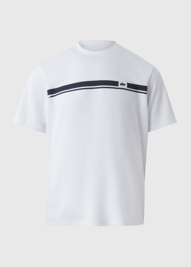 White Basic Print T-Shirt