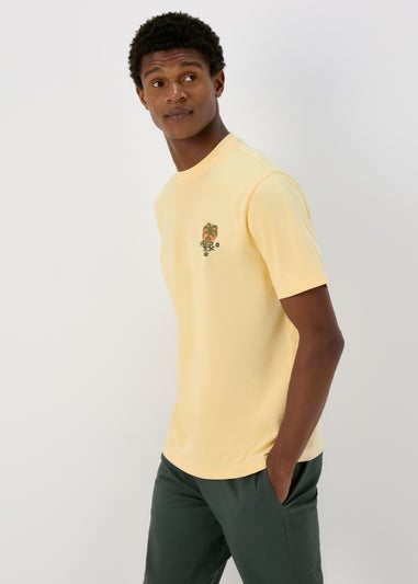 Yellow Mexico Snake Print T-Shirt