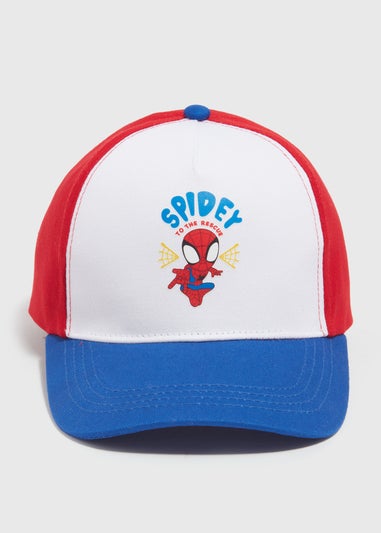 Marvel Kids White Spiderman Cap (3-10yrs)