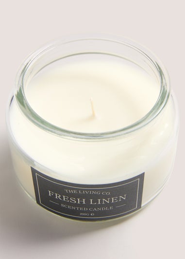 Fresh Linen Scented Candles (200g)