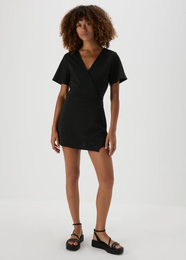 JDY Black Geggo Skort Playsuit