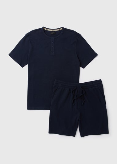 Navy Short Pyjama Set