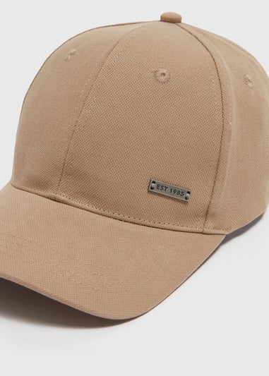 Stone Pique Cap - Matalan