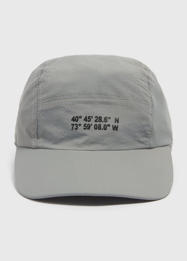 US Athletic Grey Ripstop Panel Cap