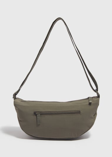 Khaki Cross Body Pouch Bag