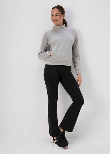 Souluxe Grey Half Zip Top