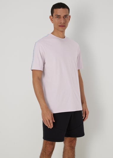 US Athletic Lilac Plain T-Shirt