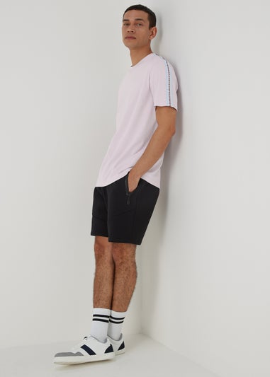 US Athletic Lilac Plain T-Shirt