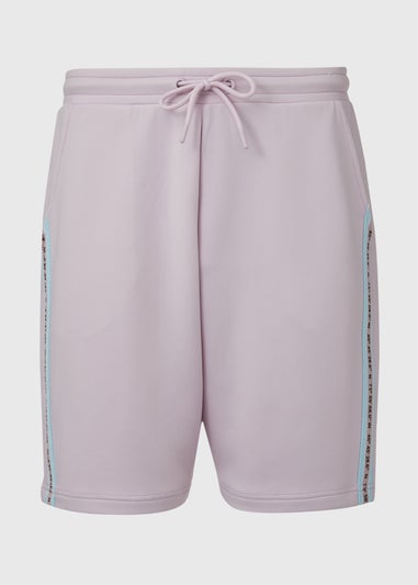 Lilac Tape Jogger Shorts