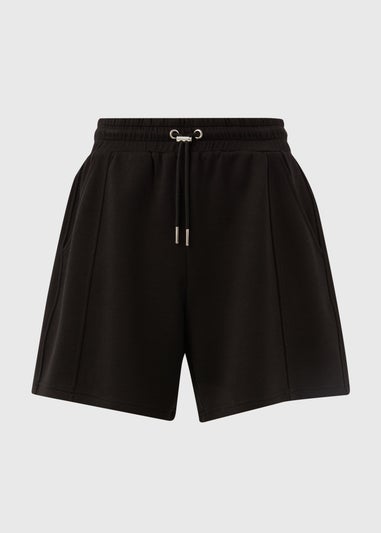 Souluxe Black Sports Shorts