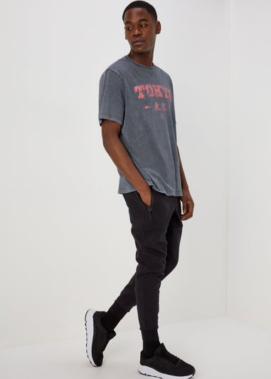 US Athletic Grey Tokyo Garment Dye T-Shirt