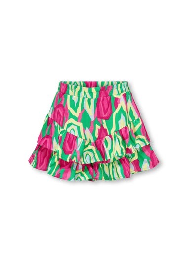 ONLY Girls Multicoloured Layered Skort (6-14yrs)