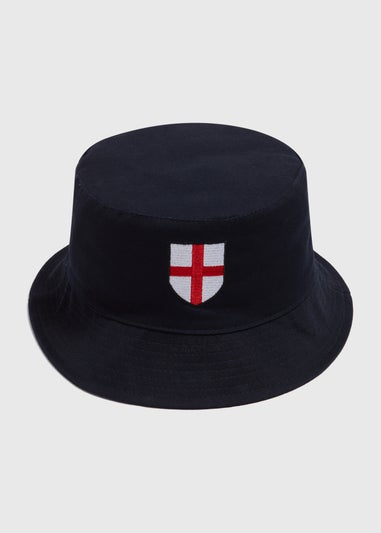 Navy England Bucket Hat