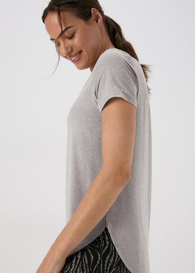 Souluxe Grey Longline T-Shirt