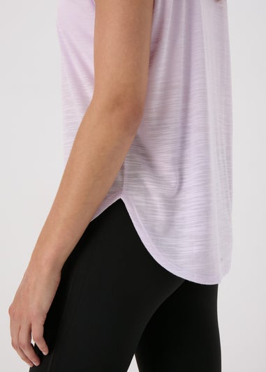 Souluxe Lilac V Neck T-Shirt