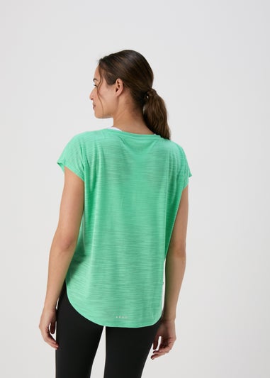 Souluxe Green V Neck T-Shirt