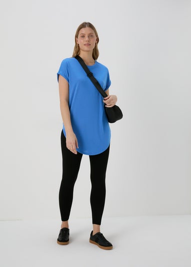 Blue Longline T-Shirt