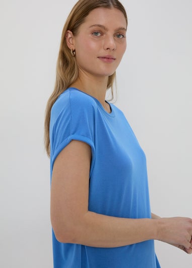 Blue Longline T-Shirt