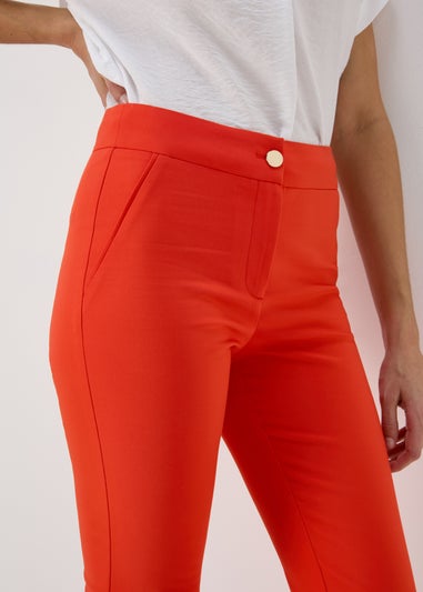 Et Vous Orange Capri Trousers