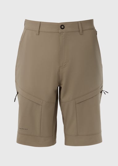 Beige Trekking Cargo Shorts