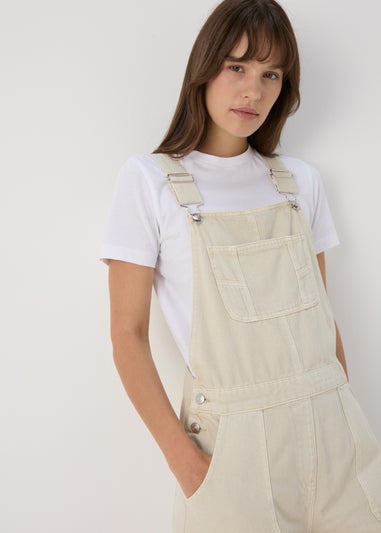 Ecru Denim Playsuit