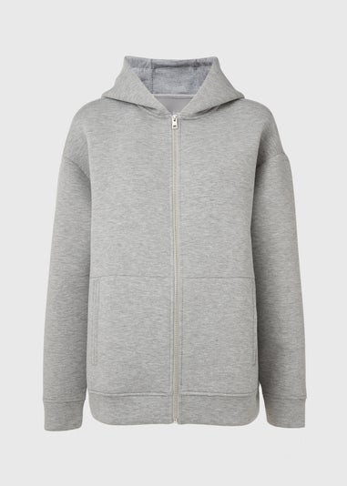 Grey Scuba Zip Jacket
