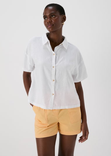 White Short Box Shirt