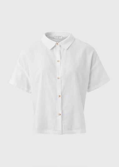 White Short Box Shirt