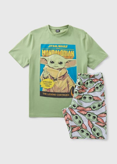 Star Wars Green Baby Yoda Pyjama Set