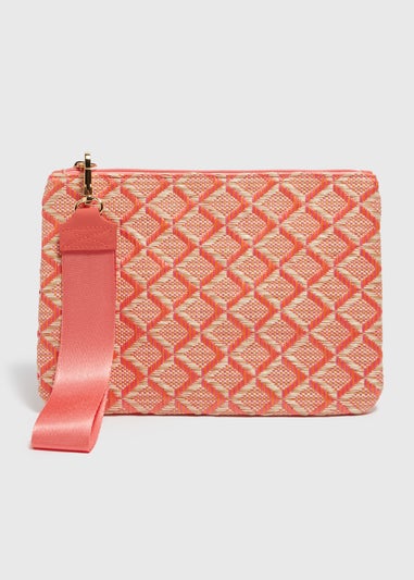 Wristlet Clutch Pink bag