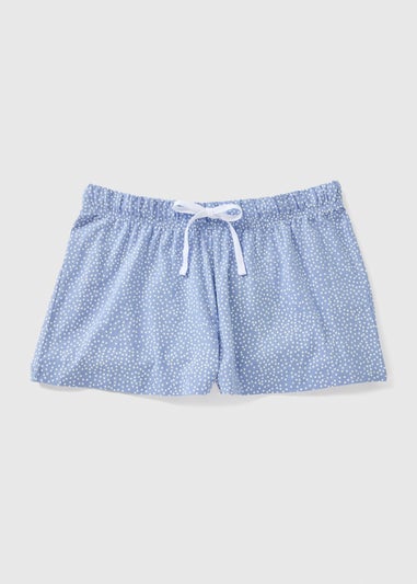 Blue Pyjama Shorts