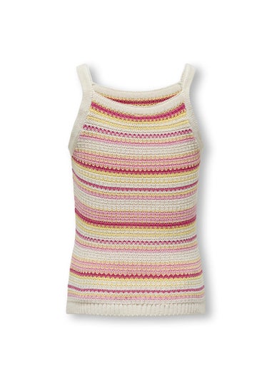 ONLY Girls Multicoloured Woven Vest (5-14yrs)