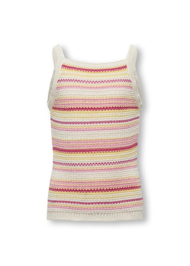 ONLY Girls Multicoloured Woven Vest (5-14yrs)