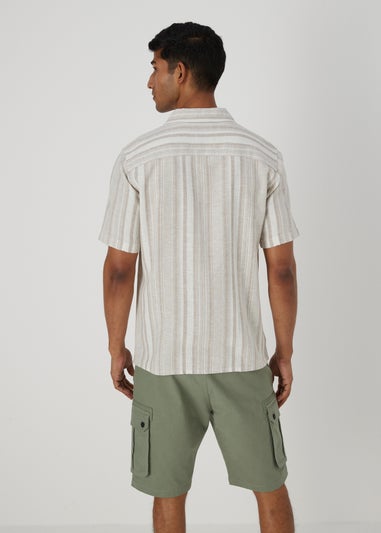 Stone Stripe Linen Shirt