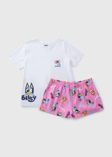 Bluey Top & Shorts Pyjama Set