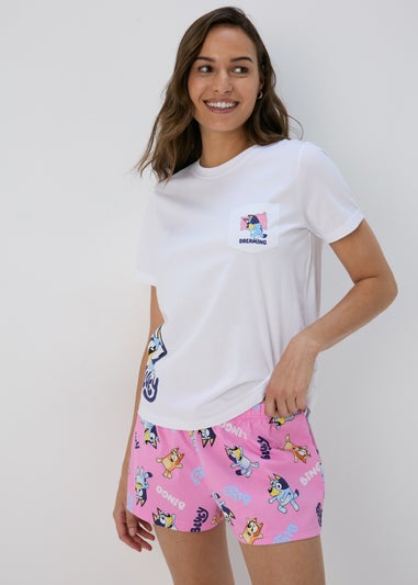 Bluey Top & Shorts Pyjama Set