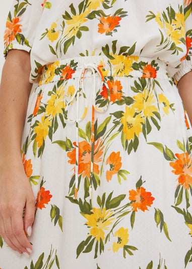 Multicolour Ditsy Floral Co Ord Mini Skirt
