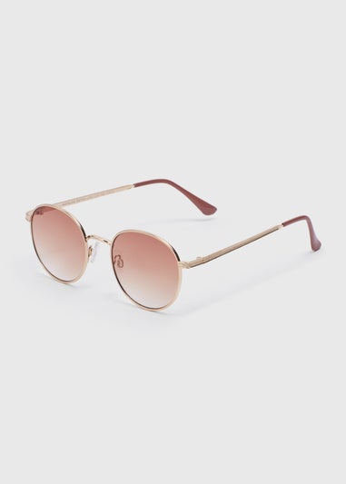 Rose Gold Classic Round Lens