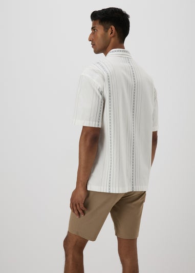 Ecru Stripe Shirt