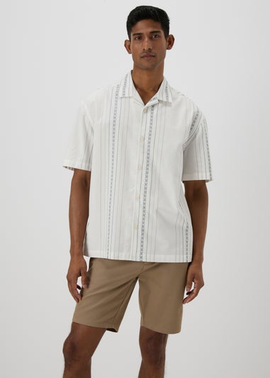 Ecru Stripe Shirt