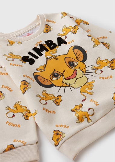 Disney Kids Beige Simba Sweatshirt (1-7yrs)