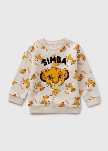 Disney Kids Beige Simba Sweatshirt (1-7yrs)